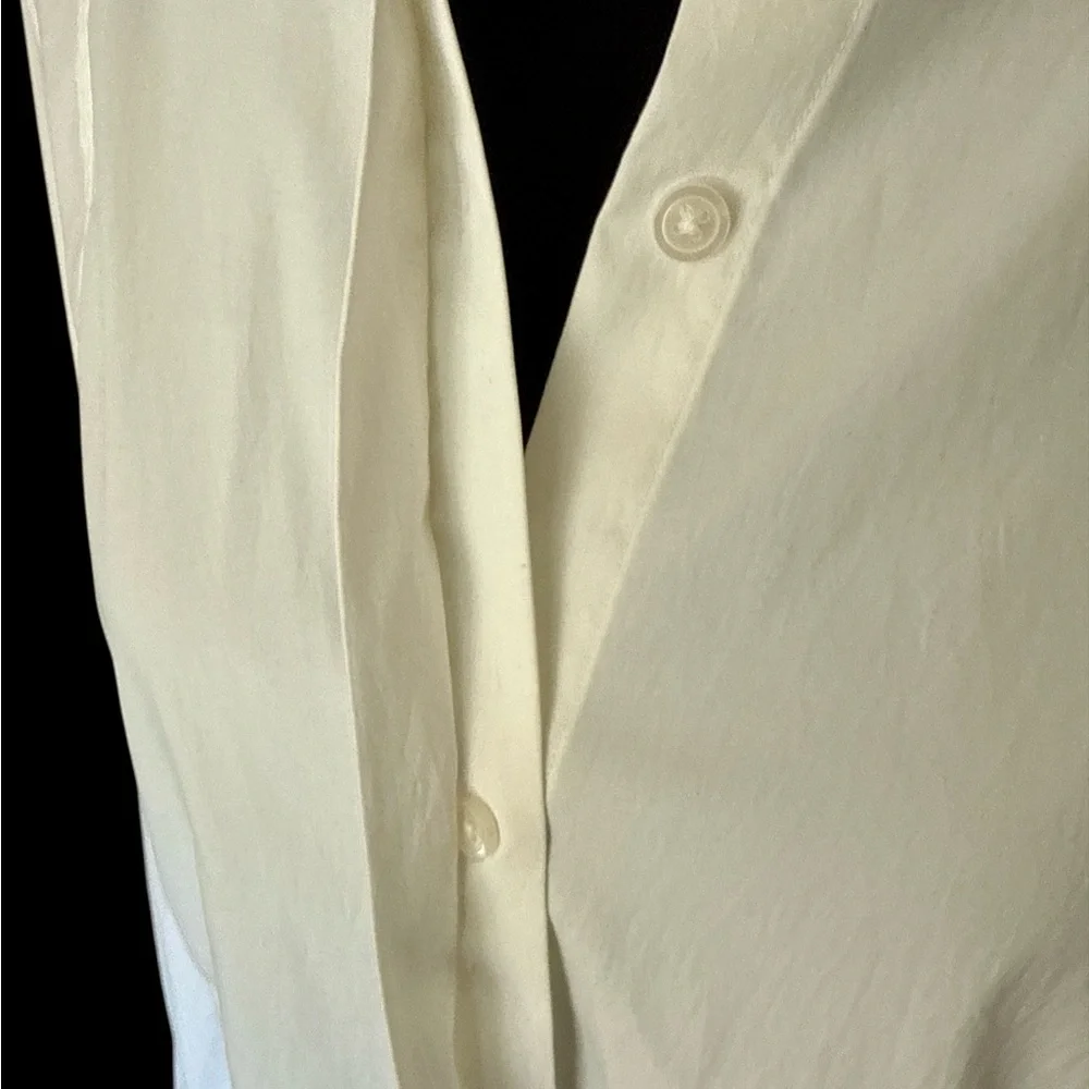Athleta Classic White Button-Up Shirt NWOT - Picture 4 of 8